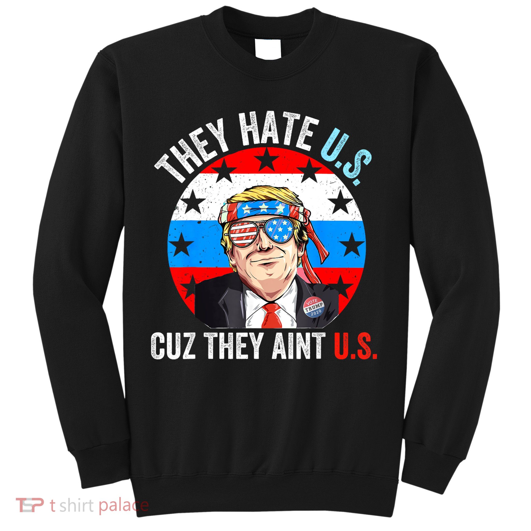 They Hate Us Cuz They Aint Us Funny 4th Of July USA Sweatshirt