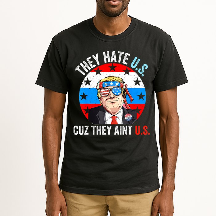 They Hate Us Cuz They Aint Us Funny 4th Of July USA Tall T-Shirt