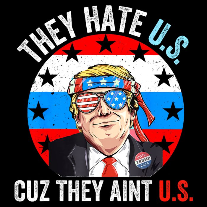 They Hate Us Cuz They Aint Us Funny 4th Of July USA 16 in Basic Backpack
