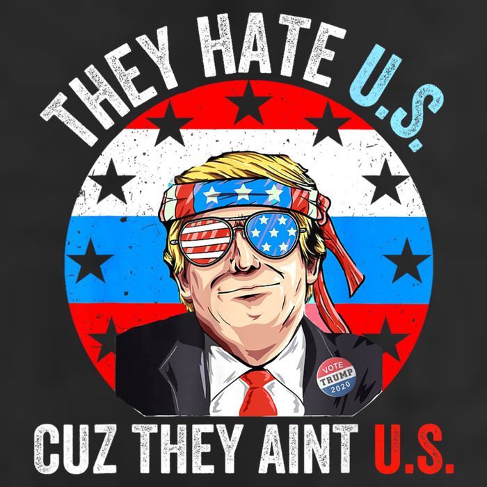 They Hate Us Cuz They Aint Us Funny 4th Of July USA Golf Towel