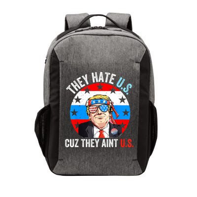 They Hate Us Cuz They Aint Us Funny 4th Of July USA Vector Backpack