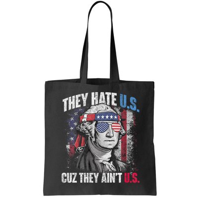 They Hate Us Cuz They AinT Us Usa American Flag 4th Of July Bag