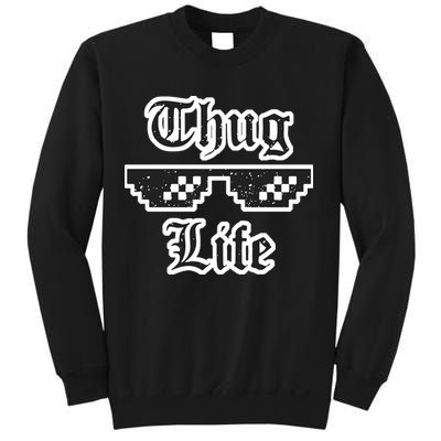 Thug Life Retro Glasses Meme Sweatshirt