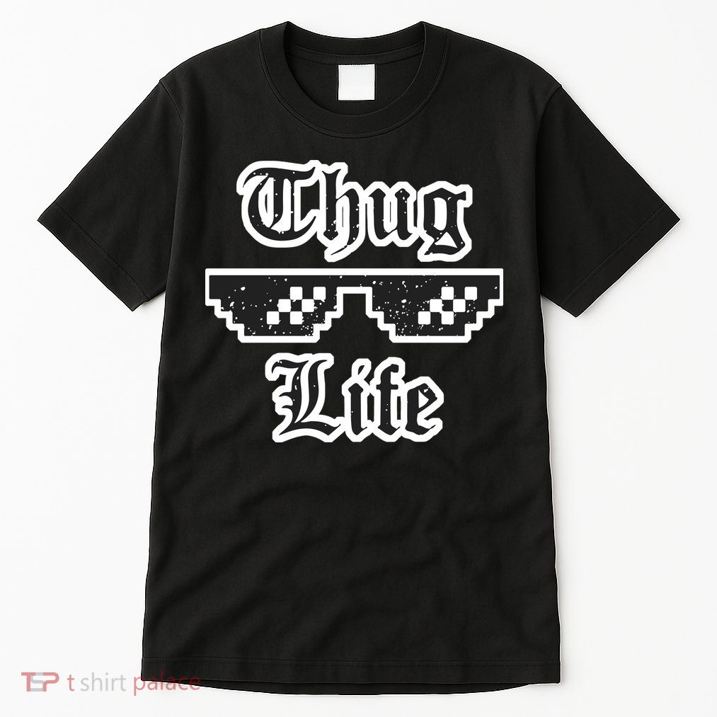 Thug Life Retro Glasses Meme Tall T-Shirt