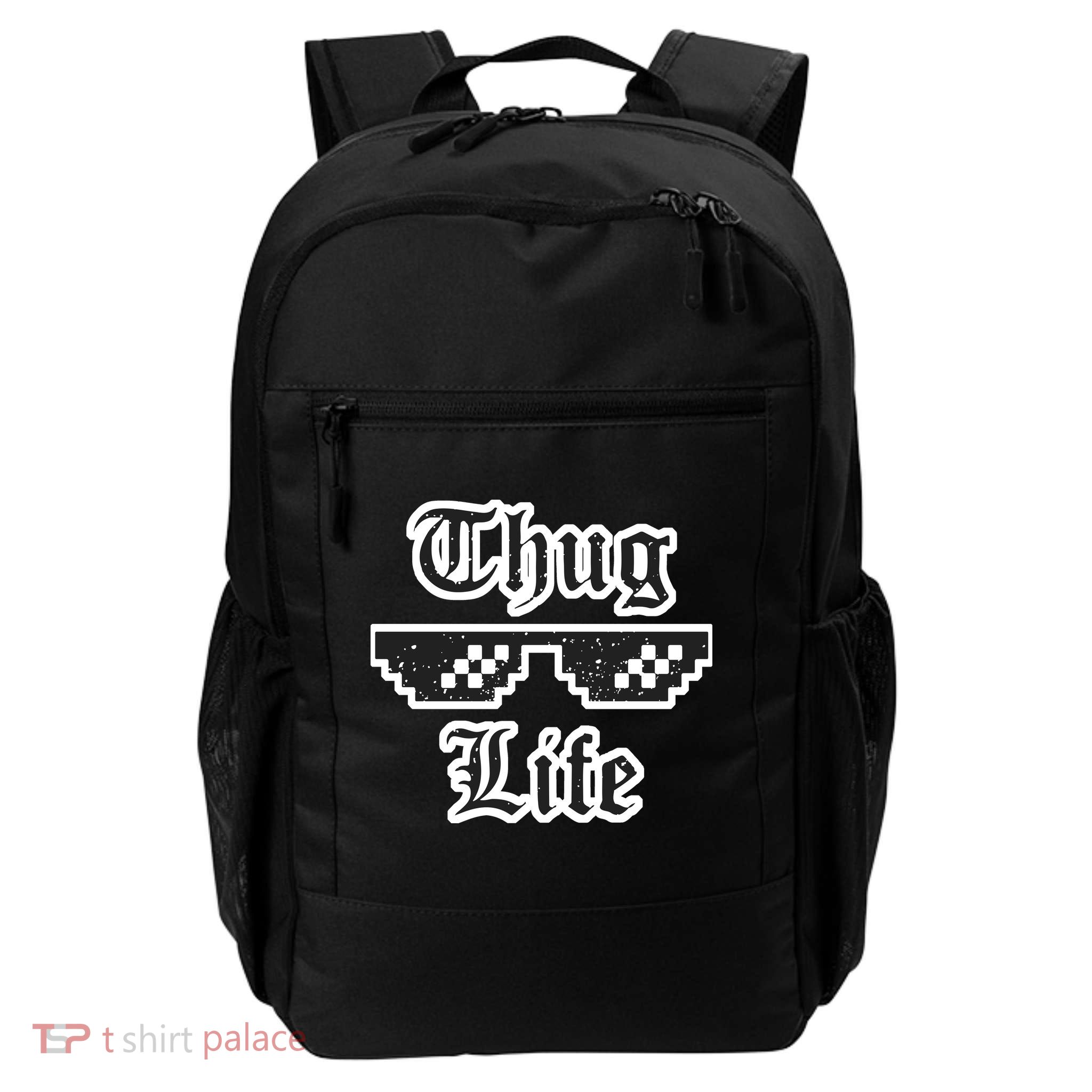 Thug Life Retro Glasses Meme Daily Commute Backpack