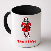Thug Life Santa Claus Finger Christmas Mug