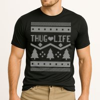 Thug Life Ugly Christmas Sweater Cooling Performance Crew T-Shirt