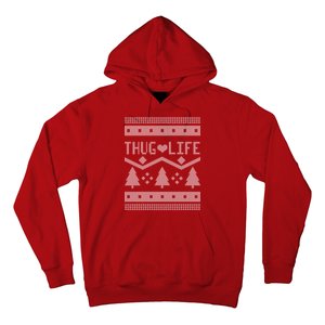 Thug Life Ugly Christmas Sweater Hoodie