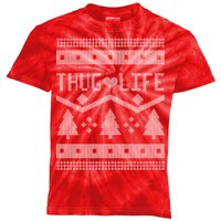 Thug Life Ugly Christmas Sweater Kids Tie-Dye T-Shirt