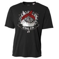 Thug Life X9 Gangster Cat Cooling Performance Crew T-Shirt