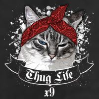 Thug Life X9 Gangster Cat Adult Drive Performance Visor