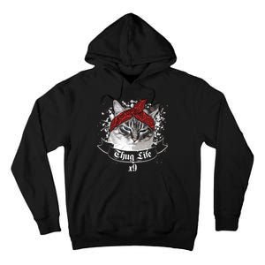 Thug Life X9 Gangster Cat Tall Hoodie