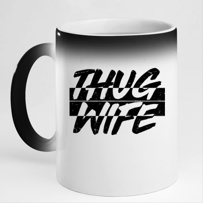 Thug Wife 11oz Black Color Changing Mug