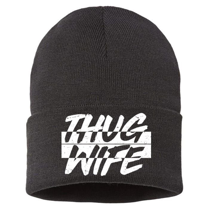 Thug Wife Sustainable Knit Beanie