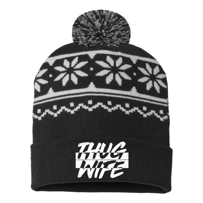 Thug Wife USA-Made Snowflake Beanie