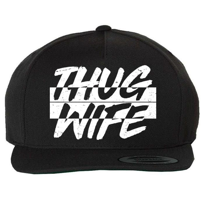 Thug Wife Wool Snapback Cap