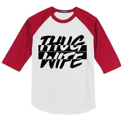 Thug Wife Kids Colorblock Raglan Jersey