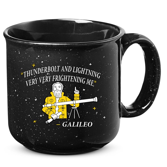 Thunderbolt and Lightning Galileo 15oz Campfire Ceramic Mug