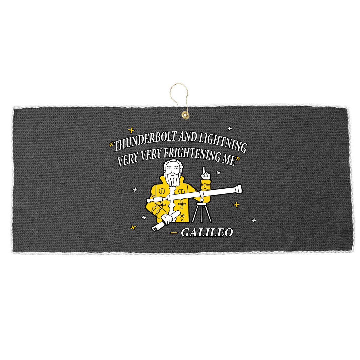 Thunderbolt and Lightning Galileo Large Microfiber Waffle Golf Towel