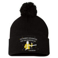 Thunderbolt and Lightning Galileo Pom Pom 12in Knit Beanie