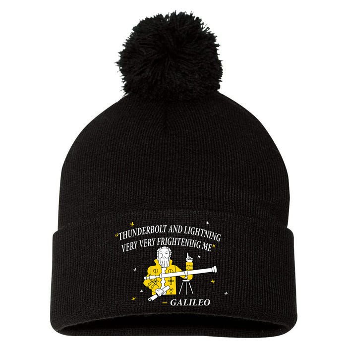 Thunderbolt and Lightning Galileo Pom Pom 12in Knit Beanie