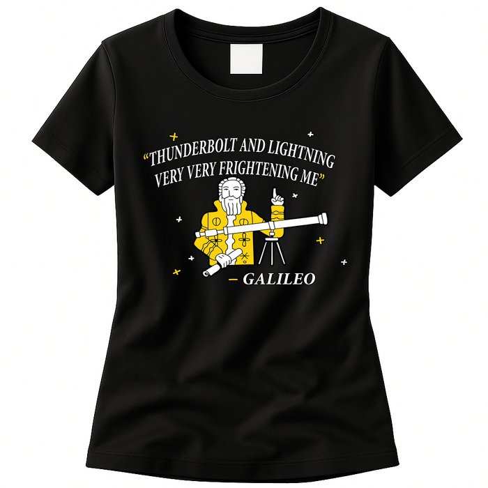 Thunderbolt and Lightning Galileo Womens T-Shirt