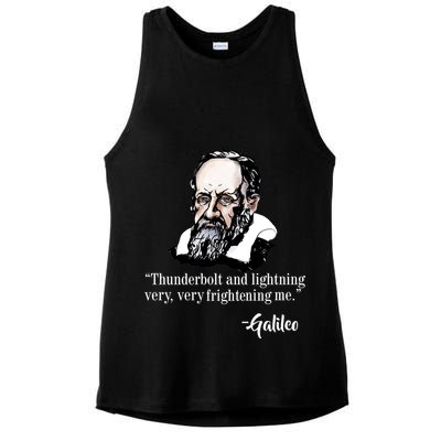 Thunderbolt Lightning Galileo Ladies PosiCharge Tri-Blend Wicking Tank