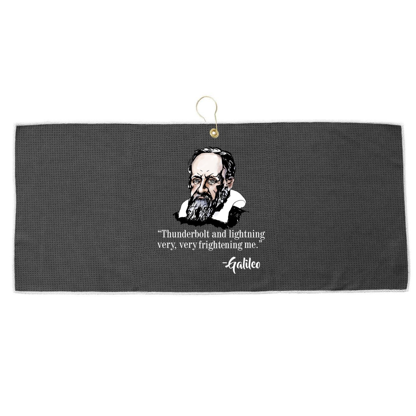 Thunderbolt Lightning Galileo Large Microfiber Waffle Golf Towel