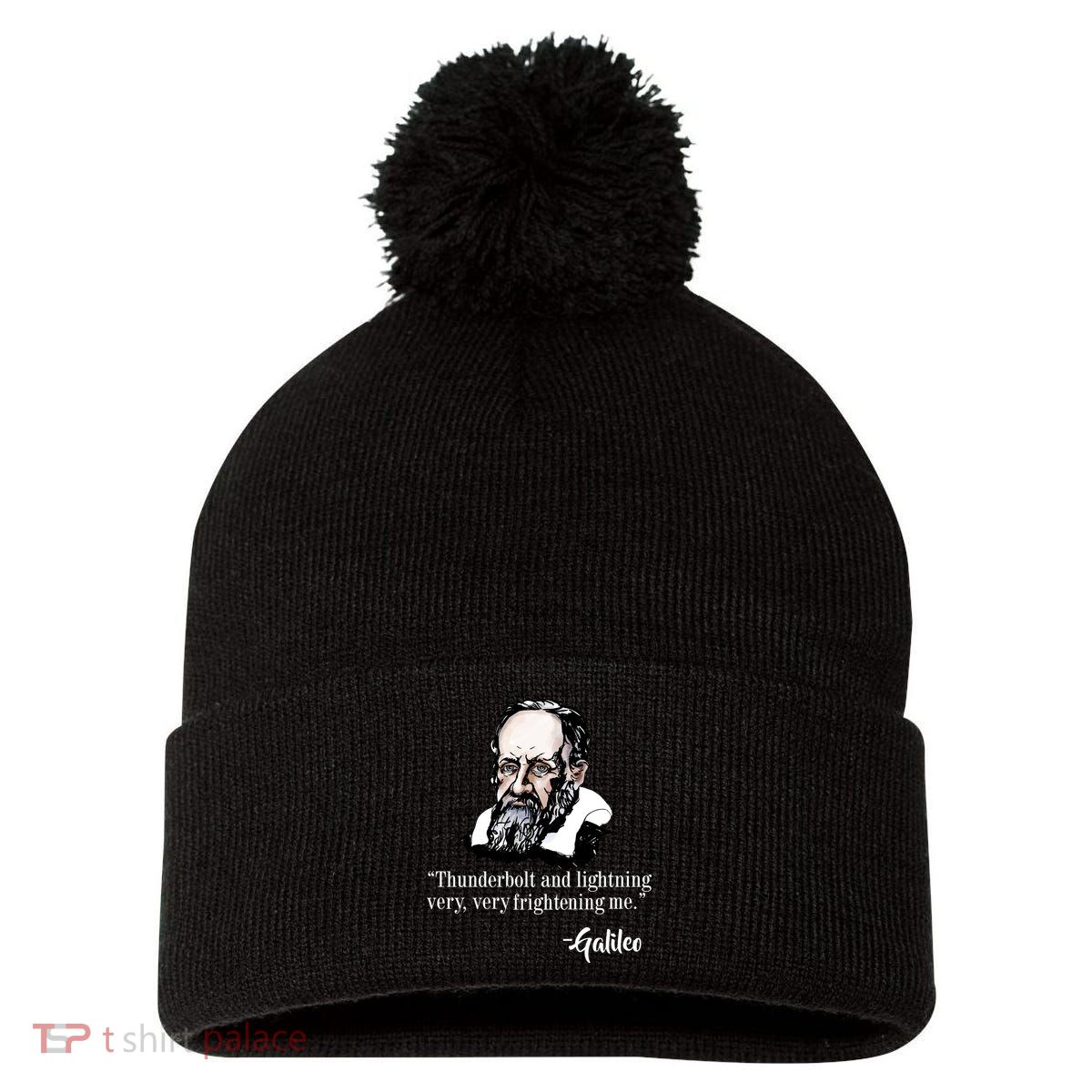 Thunderbolt Lightning Galileo Pom Pom 12in Knit Beanie