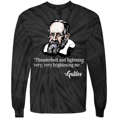 Thunderbolt Lightning Galileo Tie-Dye Long Sleeve Shirt