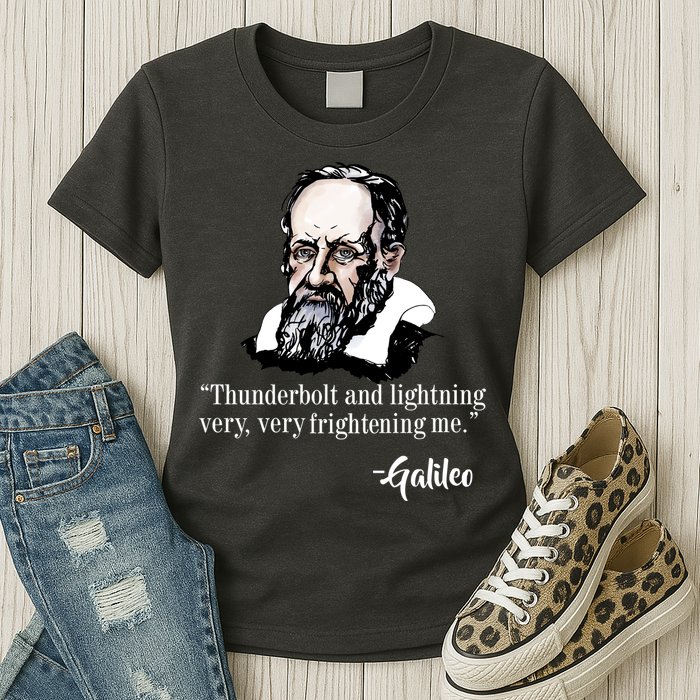 Thunderbolt Lightning Galileo Womens T-Shirt