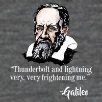 Thunderbolt Lightning Galileo Womens T-Shirt