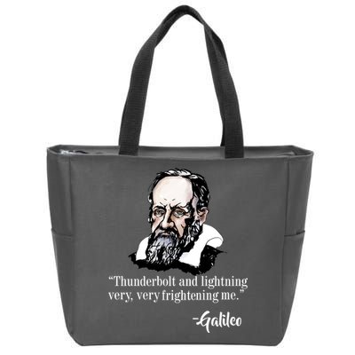 Thunderbolt Lightning Galileo Zip Tote Bag