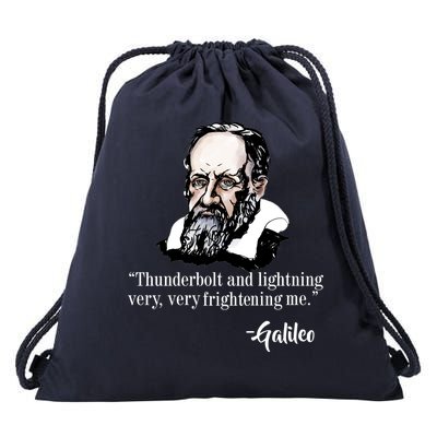 Thunderbolt Lightning Galileo Drawstring Bag