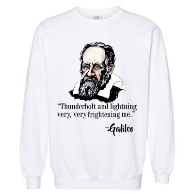 Thunderbolt Lightning Galileo Garment-Dyed Sweatshirt