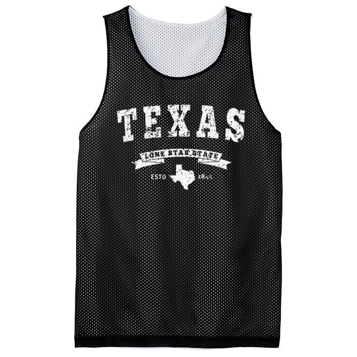 Texas Hoodie Vintage Texas Swea Retro Design TX Mesh Reversible Basketball Jersey Tank