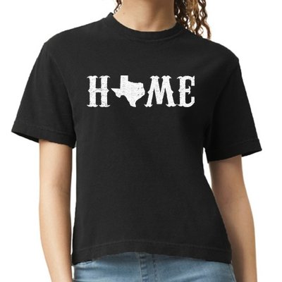 Texas Home Vintage Logo Comfort Colors Boxy T-Shirt