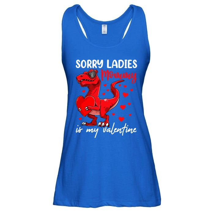 Tgiftrex Heart Valentines Day Gift Dinosaur Gift Ladies Essential Flowy Tank