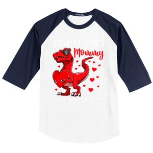 Tgiftrex Heart Valentines Day Gift Dinosaur Gift Baseball Sleeve Shirt