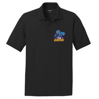 Team Herbivore Vegan Dinosaur Vegetarians And Vegans Gift PosiCharge RacerMesh Polo