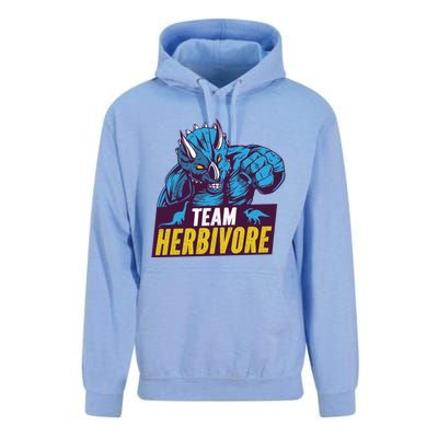 Team Herbivore Vegan Dinosaur Vegetarians And Vegans Gift Unisex Surf Hoodie