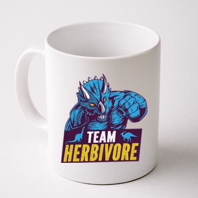 Team Herbivore Vegan Dinosaur Vegetarians And Vegans Gift Coffee Mug