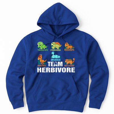 Team Herbivores Veganism Herbivore Dinosaur Gift Hoodie