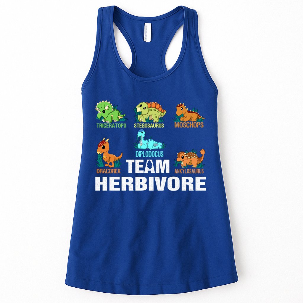 Team Herbivores Veganism Herbivore Dinosaur Gift Womens Tank Top