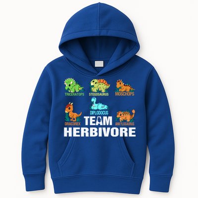 Team Herbivores Veganism Herbivore Dinosaur Gift Kids Hoodie