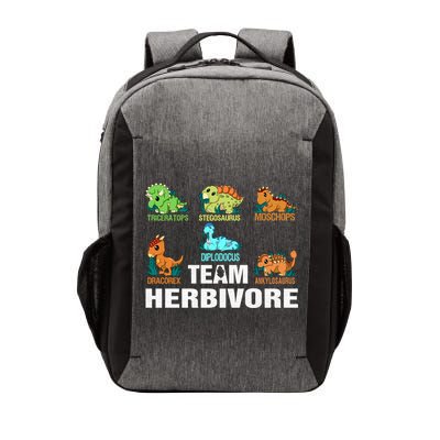 Team Herbivores Veganism Herbivore Dinosaur Gift Vector Backpack