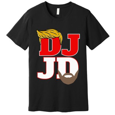 Trump Hair Vance Beard Donald Trump Jd Vance 2024 Election Premium T-Shirt
