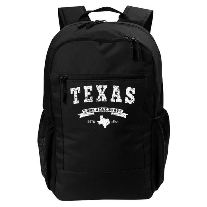 Texas Hoodie Vintage Texas Swea Retro Design TX Daily Commute Backpack