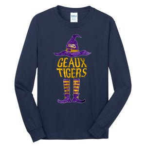 Tigers Halloween Witch Tall Long Sleeve T-Shirt