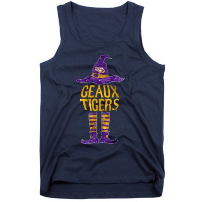 Tigers Halloween Witch Tank Top